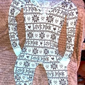 PINK VS Onesie PJ’s